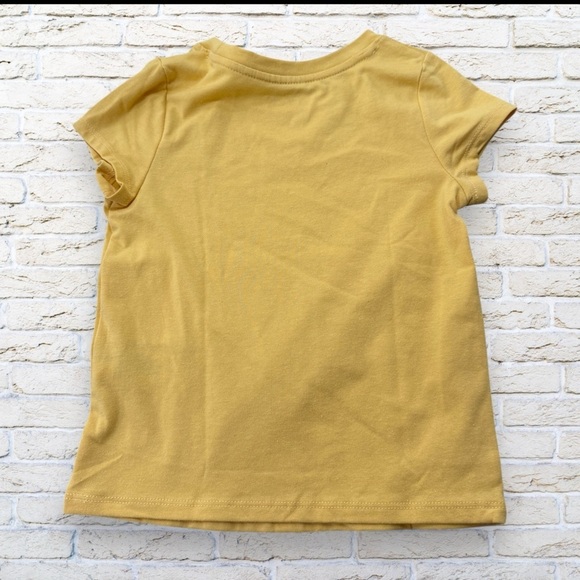NWT Cat and Jack Yellow 'Be Kind to All Kinds' Kids T-Shirt Size 3T - Picture 3 of 3